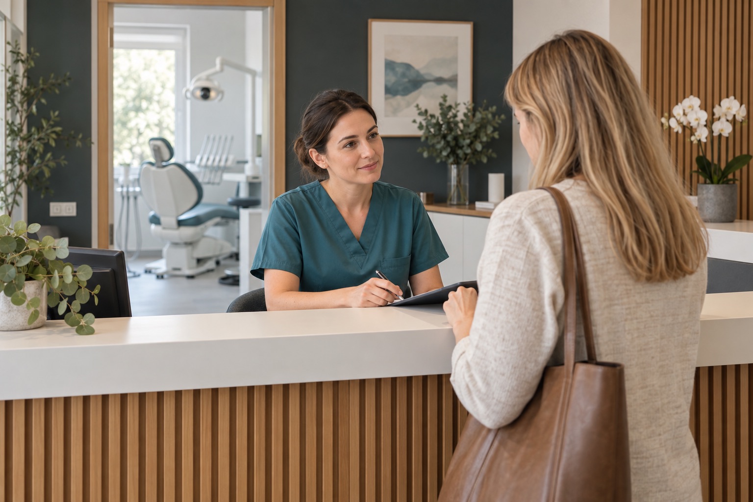 Illustration IA : Dentistes et cliniques